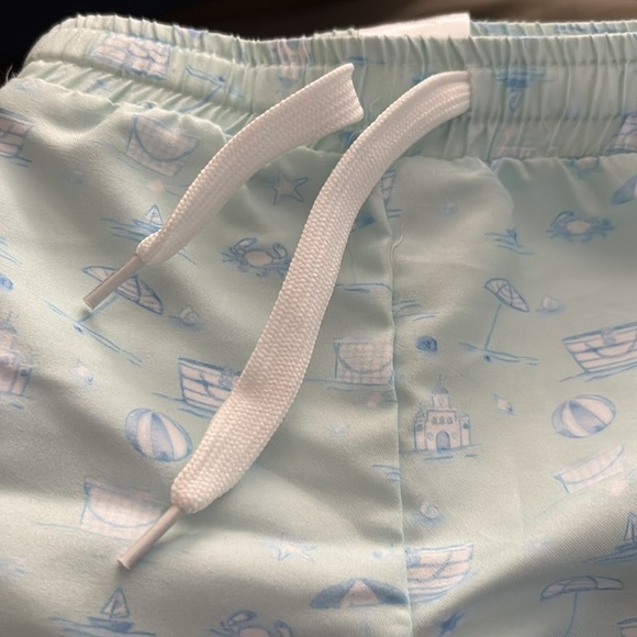 The Oaks Baby Boy Swim Trunks Size 6 Months Beach Pool Pull On Elastic Strings - Picture 5 of 8